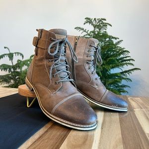 Leather Boots - Franco Fortini Aussie Bloke - Men’s Size 12 - Great Condition!